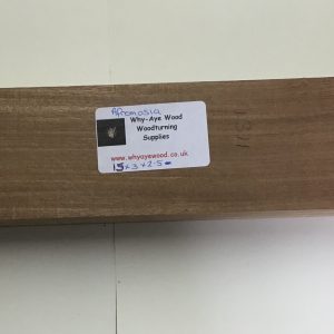Afromosia Spindle Blank 15" x 3" x 2.5"